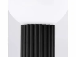 Sollux Lighting Lámpara De Escritorio|Lámpara De Escritorio Halo Moderno De Aluminio/Vidrio - 1 Fuentes Luminosas - L.12 X A.19 Cm -