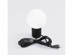 Sollux Lighting Lámpara De Escritorio|Lámpara De Escritorio Halo Moderno De Aluminio/Vidrio - 1 Fuentes Luminosas - L.12 X A.19 Cm -