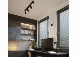 Sollux Lighting Lámpara De Escritorio Karbon Minimalista De Aluminio - 1 Fuentes Luminosas - L.14,5 X A.43 Cm - Negro Clearance