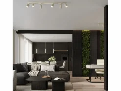Sollux Lighting Lámpara De Escritorio|Lámpara De Escritorio Karbon Minimalista De Aluminio - 1 Fuentes Luminosas - L.14,5 X A.43 Cm -