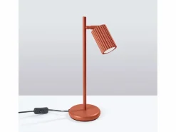 Sollux Lighting Lámpara De Escritorio|Lámpara De Escritorio Karbon Minimalista De Aluminio - 1 Fuentes Luminosas - L.14,5 X A.43 Cm - Ocre
