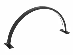Lámpara de Escritorio, SucceBuy, Lámpara de Escritorio 30 W en Forma de Media Luna con Soporte para Teléfono - Brillo Ajustable Negro Sale
