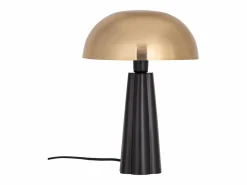 Lámpara de mesa con forma de seta en metal, D. 31 x H.42 cm, y negro, RANDALL^OZAIA Hot