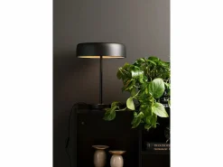 LEITMOTIV Lámpara de mesa Disco Dorado - Negro Clearance