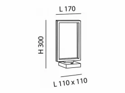 Plafón|Lámpara de mesa LED BARD 15W oro mate 3394-30-225 Fabas Luce
