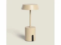 Ledkia Iluminación Exterior|Lámpara de Mesa LED Metal Inalámbrica para Exterior Ula
