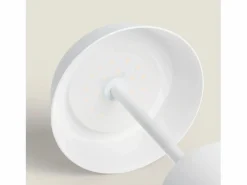 Ledkia Lámpara de Mesa LED Metal Inalámbrica para Exterior Ula Blanco
