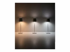 Lámpara de mesa LED Poldina Pro con craquelado de hoja de oro rojo, recargable y regulable, con batería de hasta 12 horas Amarillo Clearance