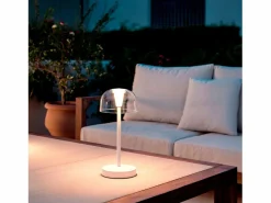 Lámpara de Mesa LED Portátil para Exterior Metal con Batería Recargable Lendora^Ledkia Sale