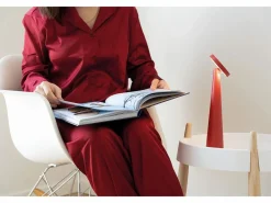 Lámpara de mesa recargable Zafferano Angelina: inalámbrica, cabezal ajustable, control táctil, diseño interior moderno, color^ Discount