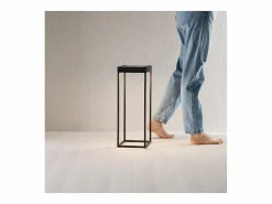 Energía Solar|Lámpara de mesa solar y recargable CAGE de Perenz Oscuro H50cm