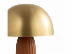 Rendez-Vous Déco Lámpara de metal terracota y dorado - Joy Terracota / Dorado Best