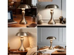 Lámpara de noche LED , táctil, regulable, inalámbrica, con batería, vintage, recargable por USB^NETTLIFE Hot