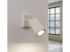 Sollux Lighting Lámpara de pared Gloow minimalista de aluminio - 1 fuentes luminosas 4000K - L.8 x A.8 cm - Beige Online