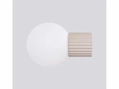 Lámpara De Pared Halo Moderno De Aluminio/Vidrio - 1 Fuentes Luminosas - L.12 X A.12 Cm - Gris Pardo^Sollux Lighting Sale