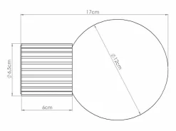 Lámpara De Pared Halo Moderno De Aluminio/Vidrio - 1 Fuentes Luminosas - L.12 X A.12 Cm - Gris Pardo^Sollux Lighting Sale