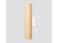 Sollux Lighting Aplique Para Pared|Lámpara de pared Lino moderno de madera/acero - 2 fuentes luminosas - L.6 x A.30 cm - madera natural/