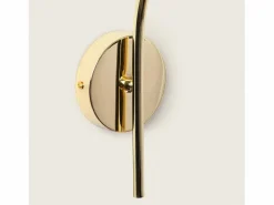 Lámpara de Pared Metal y Cristal Baudelaire Rosa^Ledkia New