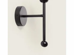 Lámpara de Pared Metal y Cristal Abbie Humo^Ledkia Hot