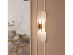 Lámpara de Pared Metal y Mármol Nandra^Ledkia