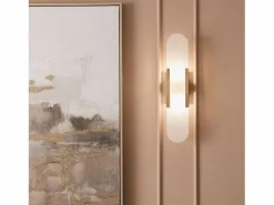 Lámpara de Pared Metal y Mármol Nandra^Ledkia