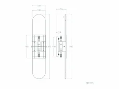 Lámpara de Pared Metal y Mármol Nandra^Ledkia