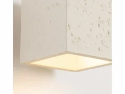 Sollux Lighting Aplique Para Pared|Lámpara de pared Quad industrial de concreto - 1 fuentes luminosas - L.10 x A.10 cm -