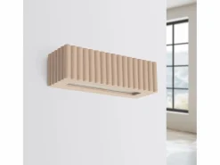 Sollux Lighting Aplique Para Pared|Lámpara de pared Rigata moderno de cerámica - 1 fuentes luminosas - L.34 x A.10 cm - pardo