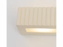 Sollux Lighting Aplique Para Pared|Lámpara de pared Rigata moderno de cerámica - 1 fuentes luminosas - L.34 x A.10 cm -