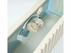 Sollux Lighting Aplique Para Pared|Lámpara de pared Rigata moderno de cerámica - 1 fuentes luminosas - L.34 x A.10 cm -