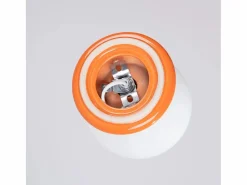 Sollux Lighting Lámpara de pared Zori minimalista de cerámica/vidrio vidriado - 1 fuentes luminosas - L.12 x A.12 cm - Naranja Outlet
