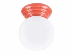Sollux Lighting Aplique Para Pared|Lámpara de pared Zori minimalista de cerámica/vidrio vidriado - 1 fuentes luminosas - L.12 x A.12 cm - durazno
