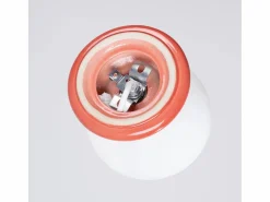 Sollux Lighting Aplique Para Pared|Lámpara de pared Zori minimalista de cerámica/vidrio vidriado - 1 fuentes luminosas - L.12 x A.12 cm - durazno