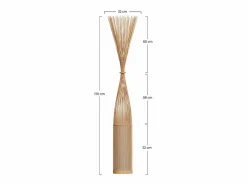 Lámpara de pie de bambú natural 1m70 - Huron^Rendez-Vous Déco Hot