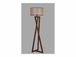 Lámpara de pie diseño madera y tela CHLOE - Elegancia contemporánea para una iluminación cálida^Concept-Usine Hot