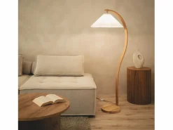 Ledkia Lámpara De Pie|Lámpara de Pie Madera Luanda