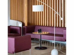 Ledkia Lámpara De Pie|Lámpara de Pie Metal Meetkunde Blanco