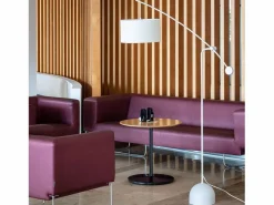 Ledkia Lámpara De Pie|Lámpara de Pie Metal Meetkunde Blanco