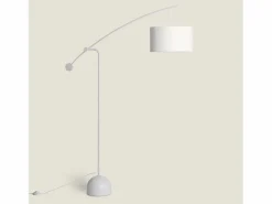 Ledkia Lámpara De Pie|Lámpara de Pie Metal Meetkunde Blanco