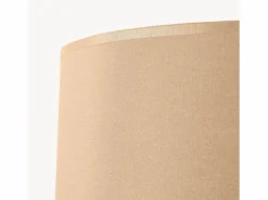 Lámpara de pie Natt moderno de tela/PVC/madera - 1 fuentes luminosas - L.77 x A.140 cm - color topo/madera natural^Sollux Lighting Best