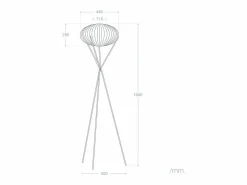 Ledkia Lámpara de Pie Ronax Natural Multicolor Hot