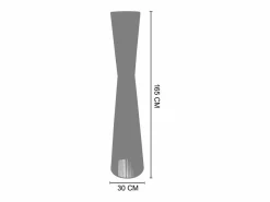 Lámpara de Pie ,metal,,A165xD43xP43cm^TOSEL Online