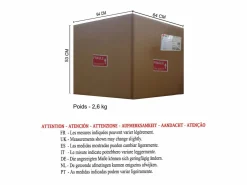 TOSEL Lámpara De Mesa|Lámpara de Salón ,vidrio, s,A60xD 40xP40cm