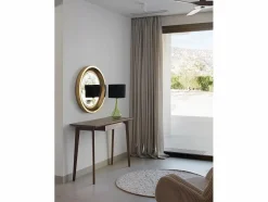 Lámpara de sobremesa cristal con tulipa de algodón negra Verde Discount