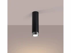 Lámpara de techo Alvor moderno de acero - 1 fuentes luminosas 4000K - L.6 x A.22,5 cm - /cromo^Sollux Lighting Clearance