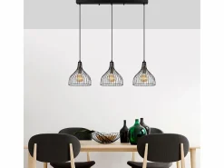 Concept-Usine Plafón|Lámpara de techo de metal MARIE - 3 luces, diseño moderno y minimalista