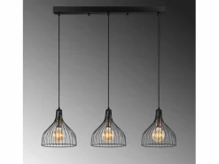 Concept-Usine Plafón|Lámpara de techo de metal MARIE - 3 luces, diseño moderno y minimalista