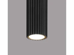Sollux Lighting Lámpara de techo Gloow minimalista de aluminio - 1 fuentes luminosas 3000K - L.6,5 x A.30 cm - Negro Discount