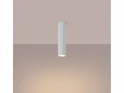 Sollux Lighting Plafón|Lámpara de techo Gloow minimalista de aluminio - 1 fuentes luminosas 4000K - L.6,5 x A.30 cm -