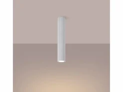 Sollux Lighting Plafón|Lámpara de techo Gloow minimalista de aluminio - 1 fuentes luminosas 4000K - L.6,5 x A.40 cm -